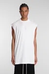 Rick Owens Drkshdw Relaxed Fit Sleeveless Crew T In White