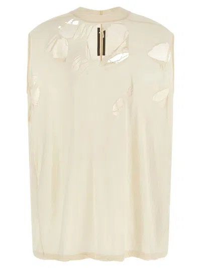 Rick Owens Drkshdw 'tarp T' Top In Neutral