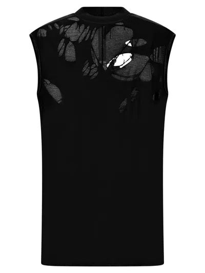 Rick Owens Drkshdw 'tarp T' Top In Black