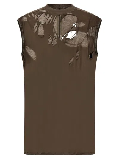 RICK OWENS DRKSHDW RICK OWENS DRKSHDW 'TARP T' TOP