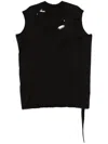 Rick Owens Drkshdw Tarp Tank Top In Schwarz