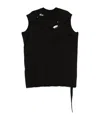Rick Owens Drkshdw Tarp Tank Top In Black