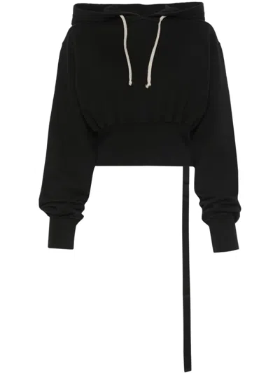 Rick Owens Drkshdw Tatlin Hoodie In Black