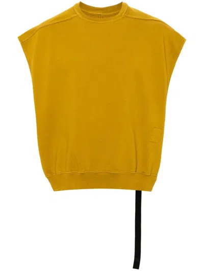 Rick Owens Drkshdw Tatlin Sweatshirt In Yellow
