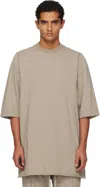 Rick Owens Drkshdw Concordians Jumbo Short-sleeve T-shirt In Gray