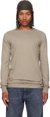 Rick Owens Drkshdw Taupe Concordians Level Ls T-shirt In Neutral