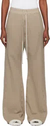 Rick Owens Drkshdw Taupe Concordians Pusher Sweatpants In Neutral