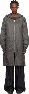 Rick Owens Drkshdw Taupe Concordians Sealed Windbreaker Coat