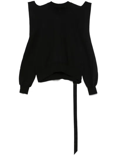 Rick Owens Drkshdw Techsweat Sweatshirt In Blue