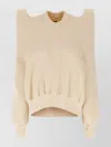 Rick Owens Drkshdw 'techsweat' Sweatshirt With Raglan Sleeves And Cut-out Shoulders