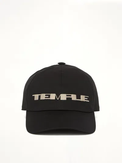 Rick Owens Drkshdw Temple Cap In Black