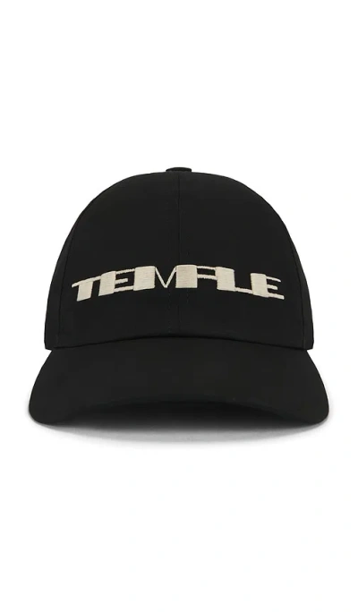 Rick Owens Drkshdw Base-cap Templae Of Love In Black