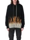 Rick Owens Drkshdw Drkshdw By Rick Owens Oversized Hoodie Black And Terra In Black