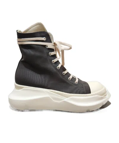 Rick Owens Drkshdw Tie High-top Sneakers In Black
