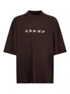 Rick Owens Drkshdw Tommy Graphic-print T-shirt In Brown