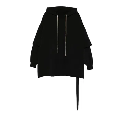 Pre-owned Rick Owens Drkshdw Tommy Hustler Hoodie 'black' | Men's Size Onesize
