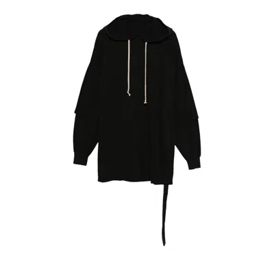 Pre-owned Rick Owens Drkshdw Tommy Hustler Hoodie 'black' | Men's Size Onesize