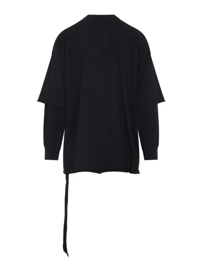 Rick Owens Drkshdw Tommy Hustler Sweatshirt In Black