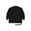Rick Owens Drkshdw Tommy Hustler Sweatshirt In Black