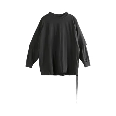 Pre-owned Rick Owens Drkshdw Tommy Hustler Sweatshirt 'black' | Men's Size Onesize