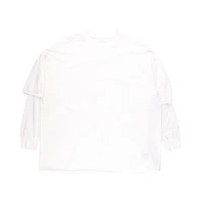 Pre-owned Rick Owens Drkshdw Tommy Hustler Sweatshirt 'milk' | Cream | Men's Size Onesize In White