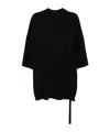 Rick Owens Drkshdw Tommy Organic Cotton T-shirt In Black