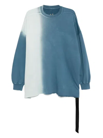 Rick Owens Drkshdw Tommy Sweatshirt In Blue