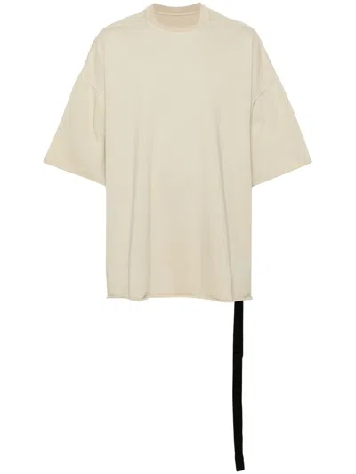 Rick Owens Drkshdw Tommy T Organic-cotton T-shirt In Neutrals