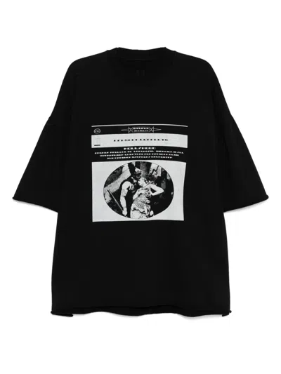 Rick Owens Drkshdw Tommy T-shirt In Black