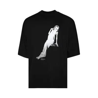 Pre-owned Rick Owens Drkshdw Tommy T-shirt 'black/pearl'