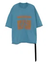 Rick Owens Drkshdw Tommy T-shirt In Blue