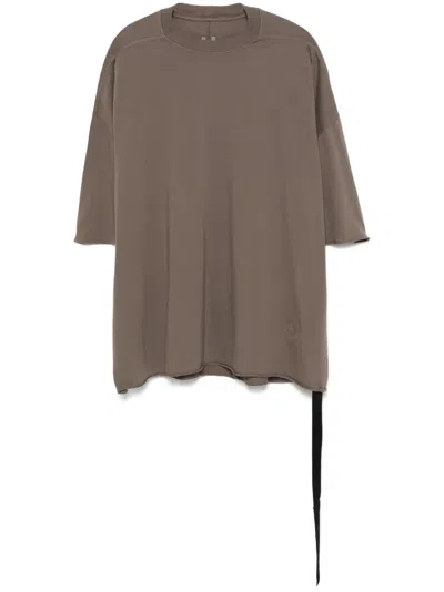 Rick Owens Drkshdw Tommy T-shirt In Brown