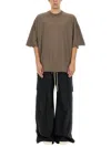 Rick Owens Drkshdw "tommy" T-shirt In Dove