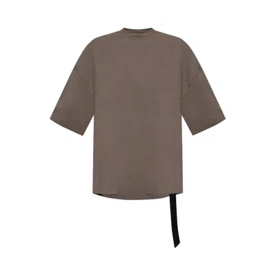 Pre-owned Rick Owens Drkshdw Tommy T-shirt 'dust' | Brown | Men's Size Onesize