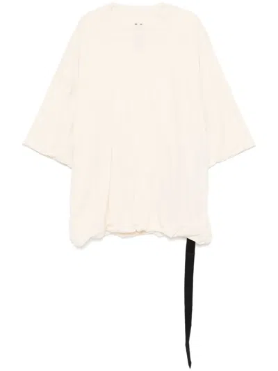 Rick Owens Drkshdw Tommy T-shirt In Neutrals