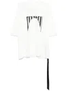 Rick Owens Drkshdw Tommy T Cotton T-shirt In White