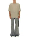 Rick Owens Drkshdw Relaxed Fit Lightweight Tommy T-shirt In White