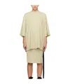 Rick Owens Drkshdw Tommy T-shirt With Round Neck In Nude