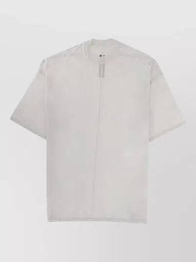 Rick Owens Drkshdw Tommy T Short Sleeves Crew Neck T-shirt In White