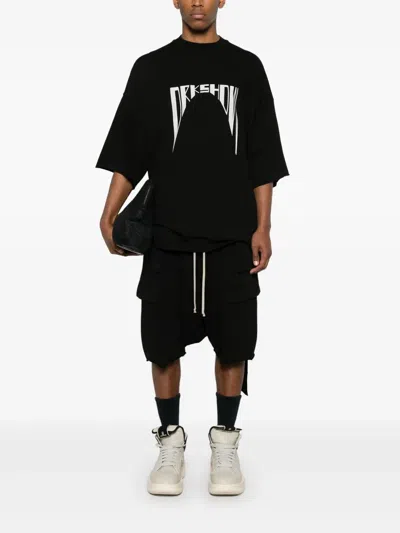 Rick Owens Drkshdw Tommy T T-shirt In Black