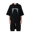 Rick Owens Drkshdw Short-sleeved T-shirt In Black