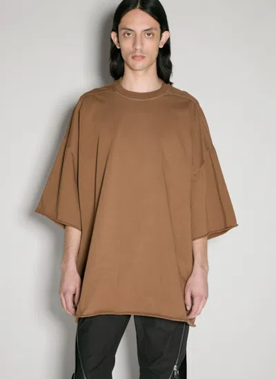 Rick Owens Drkshdw Tommy T T-shirt In Brown