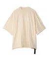 Rick Owens Drkshdw Tommy T T-shirt In Natural/milk