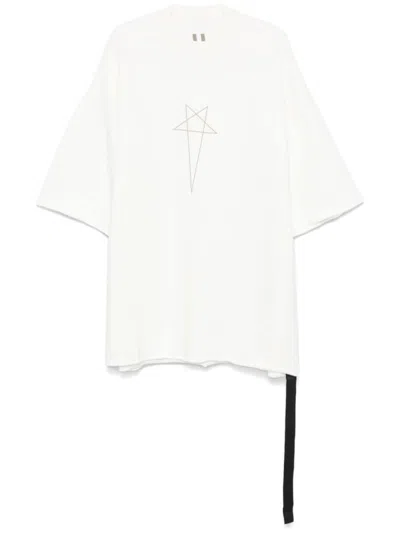 Rick Owens Drkshdw Tommy T T-shirt In White