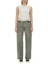 Rick Owens Drkshdw Sheer Sleeveless Top Cut-outs