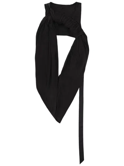 Rick Owens Drkshdw Top "harness" In Black