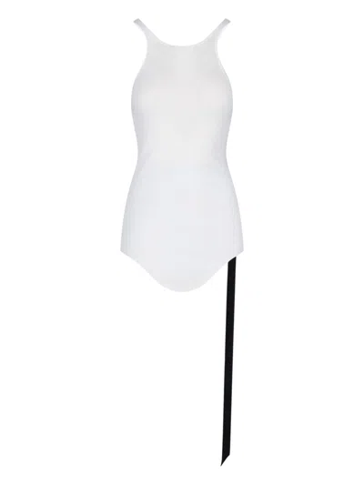 Rick Owens Drkshdw Top "racer" In White