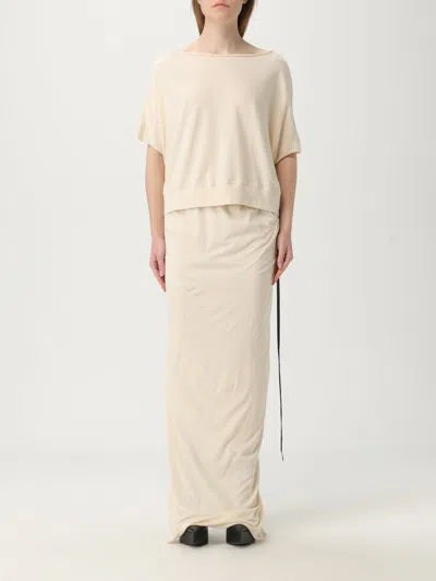 RICK OWENS DRKSHDW TOP RICK OWENS DRKSHDW WOMAN COLOR BEIGE,G96814022