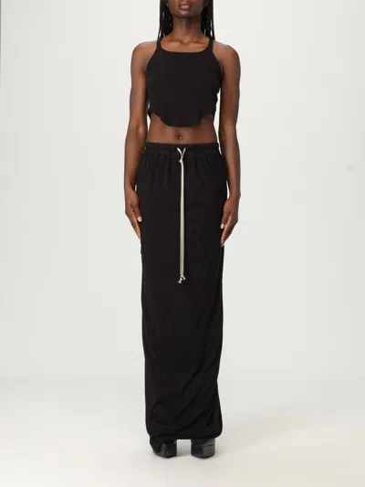 RICK OWENS DRKSHDW TOP RICK OWENS DRKSHDW WOMAN COLOR BLACK,G66918002