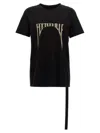 Rick Owens Drkshdw Mens Black Pearl Level Crew-neck Relaxed-fit Cotton-jersey T-shirt In Black
